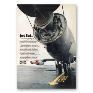 1972 Raytheon Print Ad | Jet Set