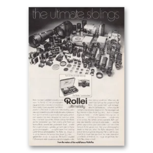 1972 Rollei Camera Print Ad | Ultimate Siblings