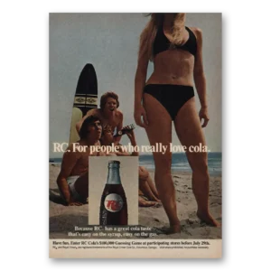 1973 Royal Crown Cola Print Ad | Really Love Cola