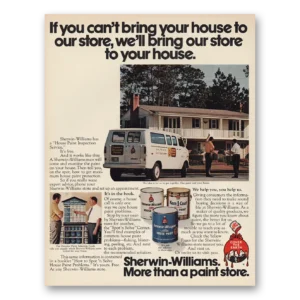 1972 Sherwin Williams Paints Print Ad | Our Store