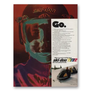 1972 Ski-Doo Print Ad | Ready Go