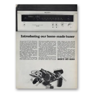 1972 Sony Print Ad | Home Made Tuner