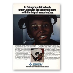 1972 Sperry Rand Print Ad | Chicagos Public Schools