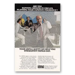 1972 USF&G Print Ad | Running Around