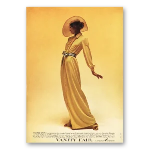 1972 Vanity Fair Print Ad | The Tea Shirt