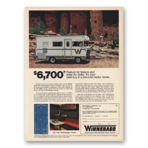 1972 Winnebago Motor Home Print Ad | Feature