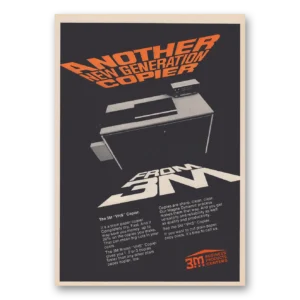 1973 3M Copier Print Ad | New Generation