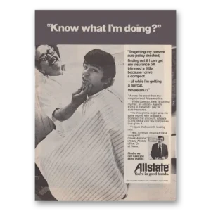 1973 Allstate Insurance Print Ad | Know What