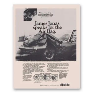 1973 Allstate Insurance Print Ad | James Jonas