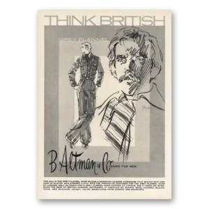 1973 B Altman Print Ad | Think British