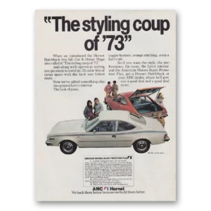 1973 AMC Hornet Print Ad | Styling Coup 73