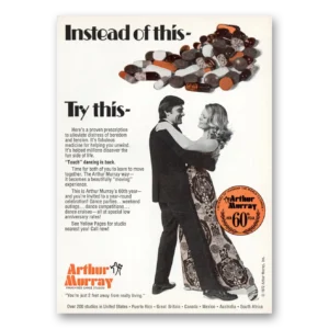 1973 Arthur Miller Dance Studios Print Ad | Try This