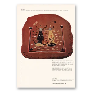 1973 Atlantic Richfield Print Ad | Man In His Ignorance