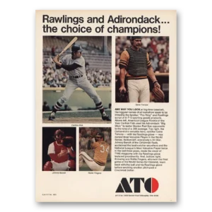 1973 ATO Print Ad | Rawlings Adirondack