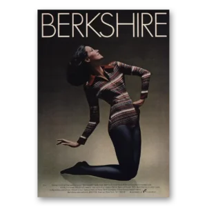 1973 Berkshire Stockings Print Ad | Norwegian Bodywear