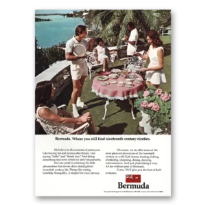 1973 Bermuda Print Ad | Nineteenth Century
