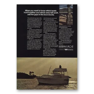 1973 Bertram Yacht Print Ad | Ask Guy In Boondocks