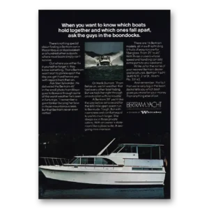1973 Bertram Yacht Print Ad | Ask Guys Boondocks