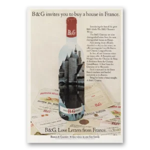 1973 B&G Print Ad | Chateaux Wines