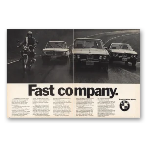 1973 BMW Print Ad | Fast Company