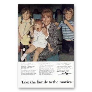 1973 Boeing 747 Print Ad | Take Family