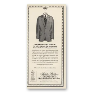 1973 Brooks Brothers Print Ad | Brooks Knit Tropical