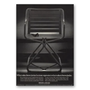 1973 Brown Jordan Furniture Print Ad | What Makes Brown Jordan Expensive