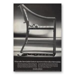 1973 Brown Jordan Furniture Print Ad | What Makes It Brown Jordan