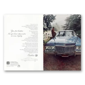 1973 Cadillac Print Ad | Your First