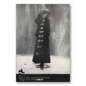 1968 Caron Perfume Print Ad | Nuit De Noel