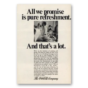 1973 Coca Cola Print Ad | All We Promise