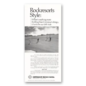 1973 Cerromar Beach Hotel Print Ad | Rockresorts Style