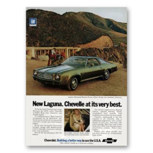1973 Chevrolet Chevelle Print Ad | Laguna