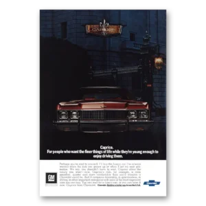 1973 Chevrolet Caprice Print Ad | Finer Things