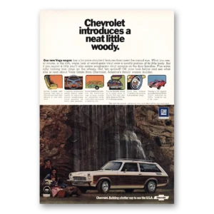 1973 Chevrolet Vega Print Ad | Neat Little Woody