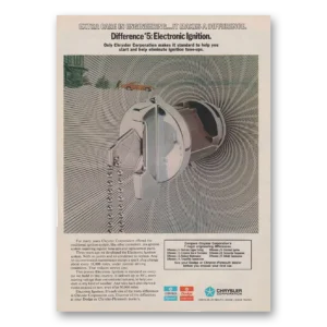 1973 Chrysler Corporation Print Ad | Electronic Ignition