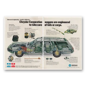 1973 Chrysler Print Ad | Kids Or Cargo