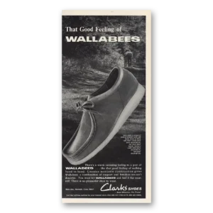 1973 Clarks Shoes Print Ad | Good Feeling Wallabeees