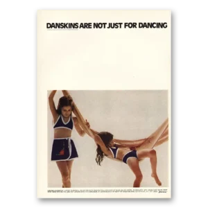1973 Danskins Print Ad | Not Just For Dancing Lazy Day In Hammock