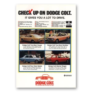 1973 Dodge Colt Print Ad | Lot To Drive