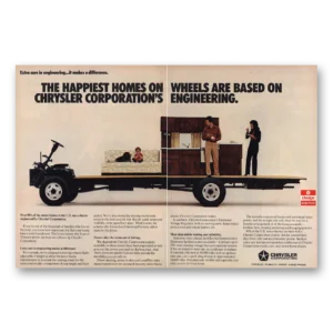 1973 Chrysler Corporation Print Ad | Happiest Homes