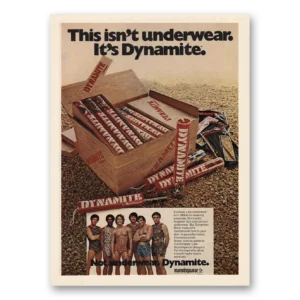 1973 Munsingwear Dynamite Underwear Print Ad | Underwear Dynamite