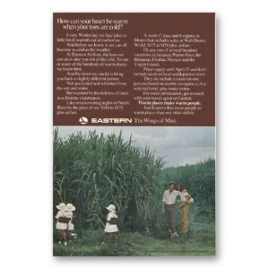 1973 Eastern Airlines Print Ad | Heart Be Warm