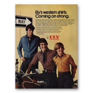 1973 Elys Western Shirts Print Ad | Coming Strong