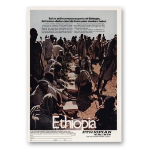 1973 Ethiopian Airlines Print Ad | Ethiopia