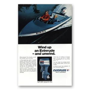 1973 Evinrude Print Ad | Wind Up