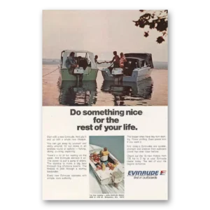 1973 Evinrude Print Ad | Something Nice
