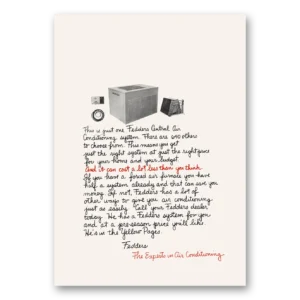 1973 Fedders Air Conditioning Print Ad | 640 Others