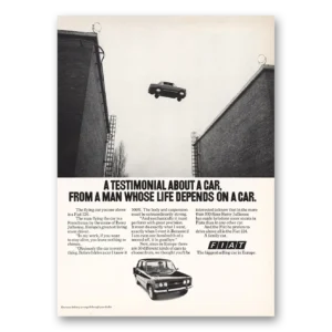 1973 Fiat 124 Print Ad | Testimonial