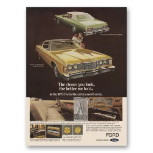 1973 Ford LTD Print Ad | Galaxie